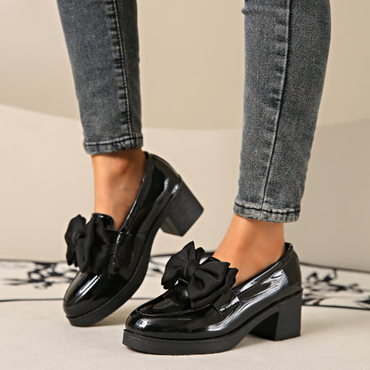 Escarpins Femme Glamour – Talons Hauts & Détail Nœud Chic