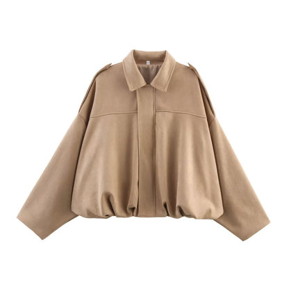 Veste Pilote Élégance Oversize