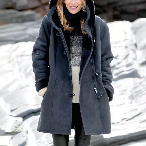 Signature Élégance – Manteau Mi-Long Femme