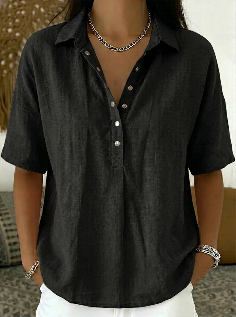 Chemise Femme Col Revers