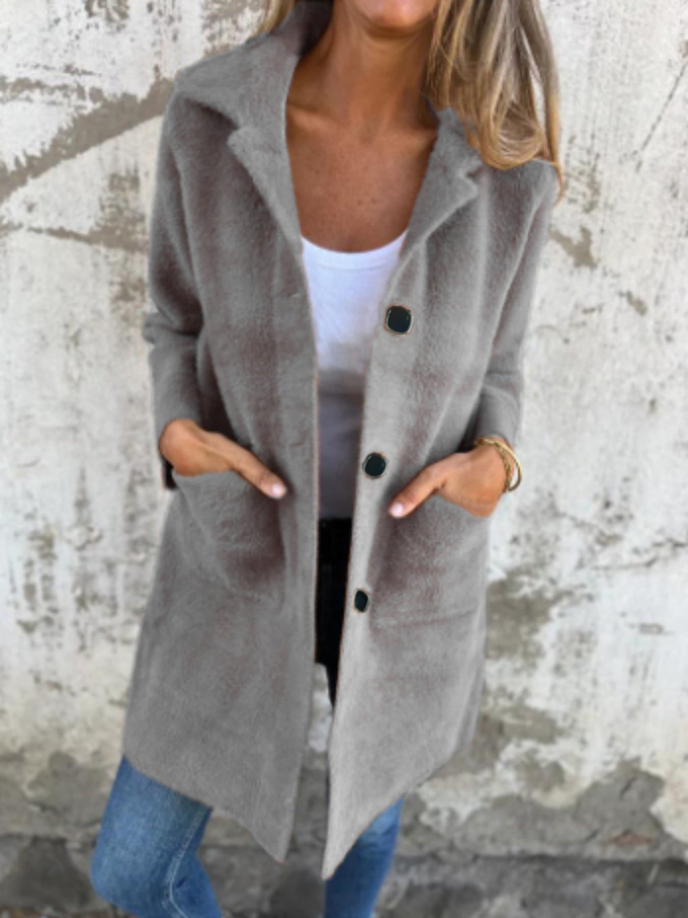 Manteau long élégant