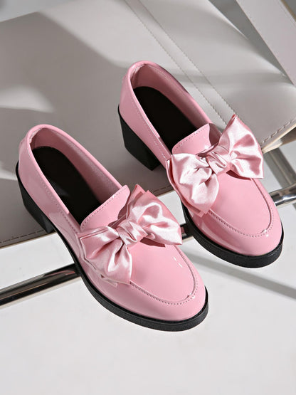 Escarpins Femme Glamour – Talons Hauts & Détail Nœud Chic