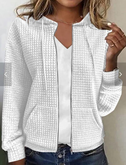 Veste Sweat Femme Longue – Coupe Ample & Allure Urbaine