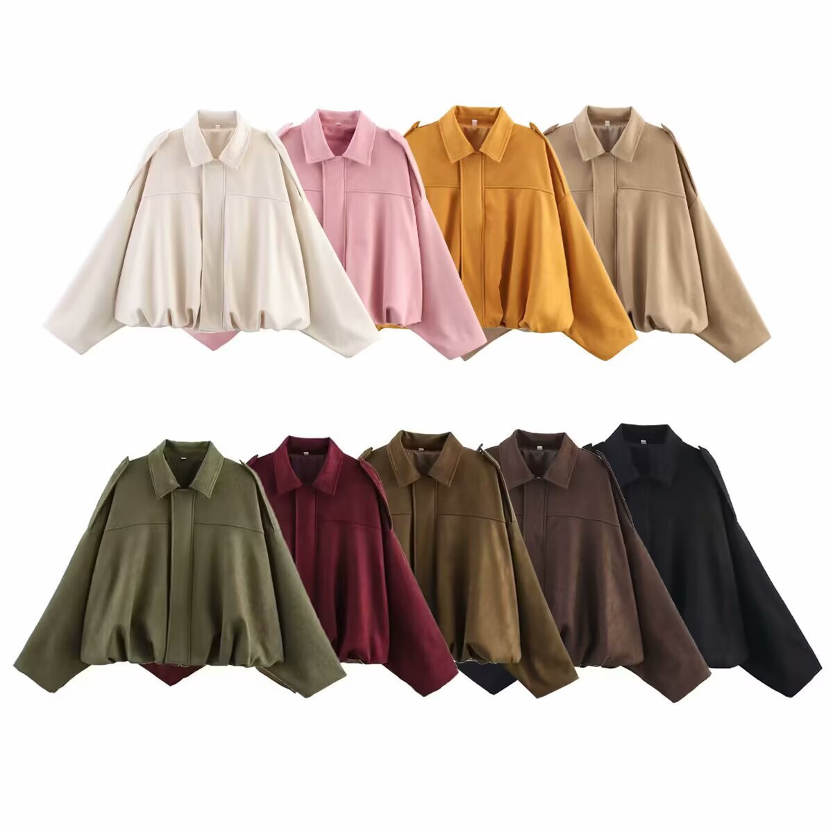 Veste Pilote Élégance Oversize