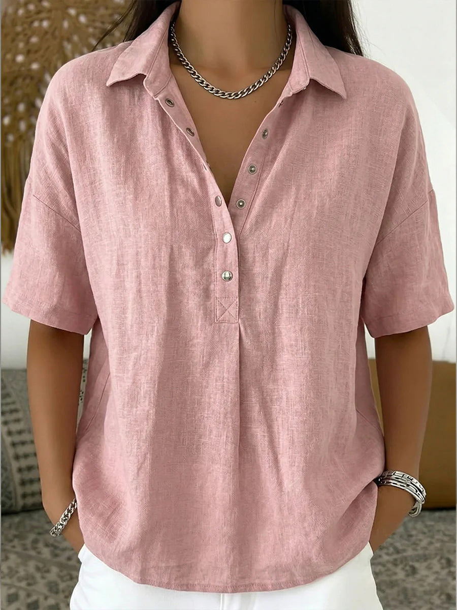 Chemise Femme Col Revers
