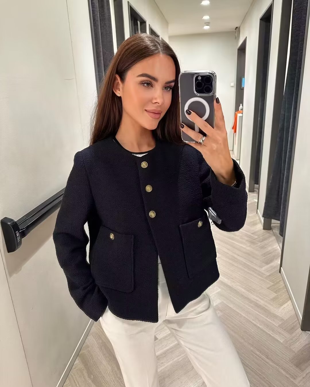 Veste Casual Chic Femme – Coupe Structurée & Allure Moderne