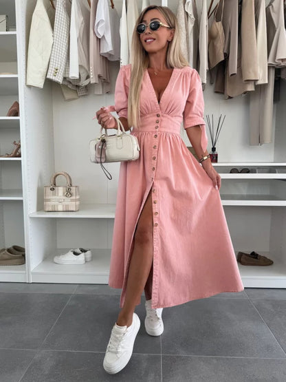 Robe Élégance Sculptante Col V