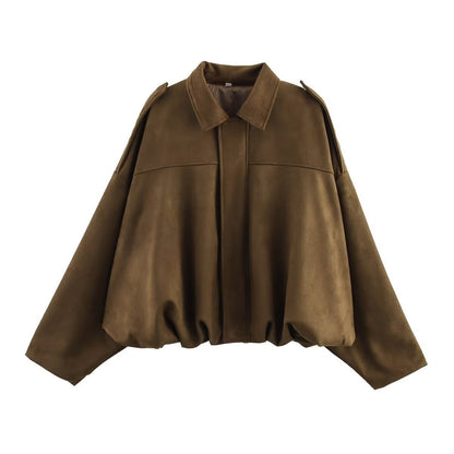 Veste Pilote Élégance Oversize