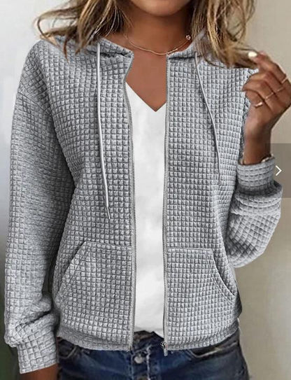 Veste Sweat Femme Longue – Coupe Ample & Allure Urbaine