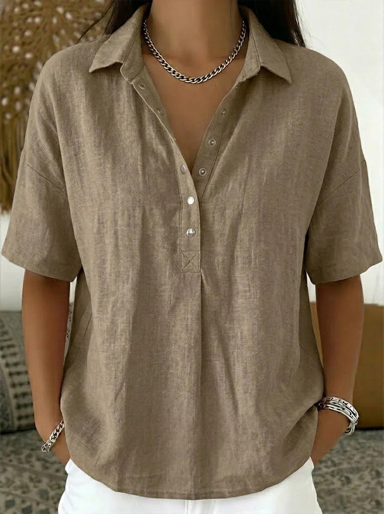 Chemise Femme Col Revers