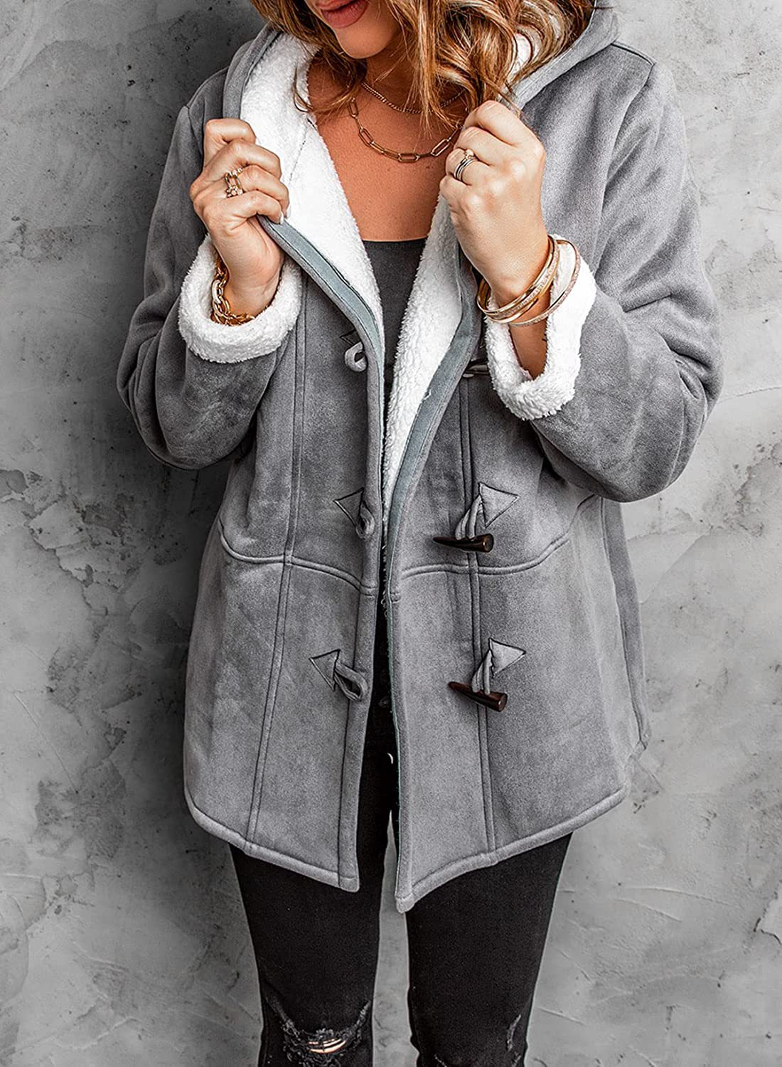 Signature Élégance – Manteau Mi-Long Femme