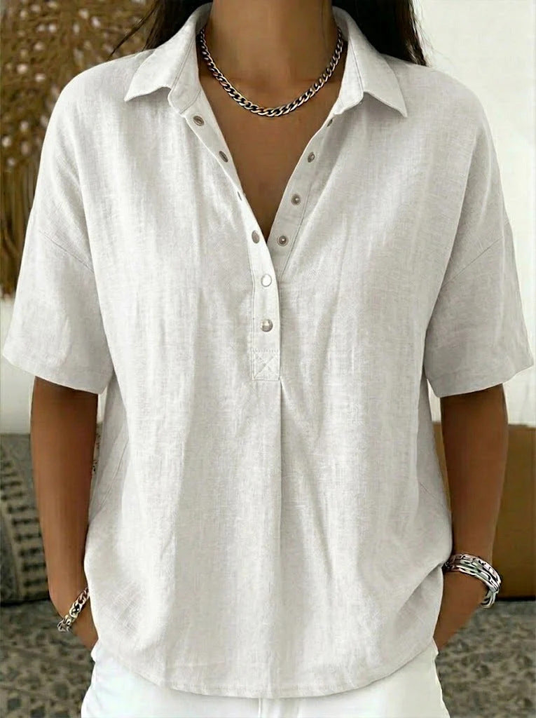 Chemise Femme Col Revers